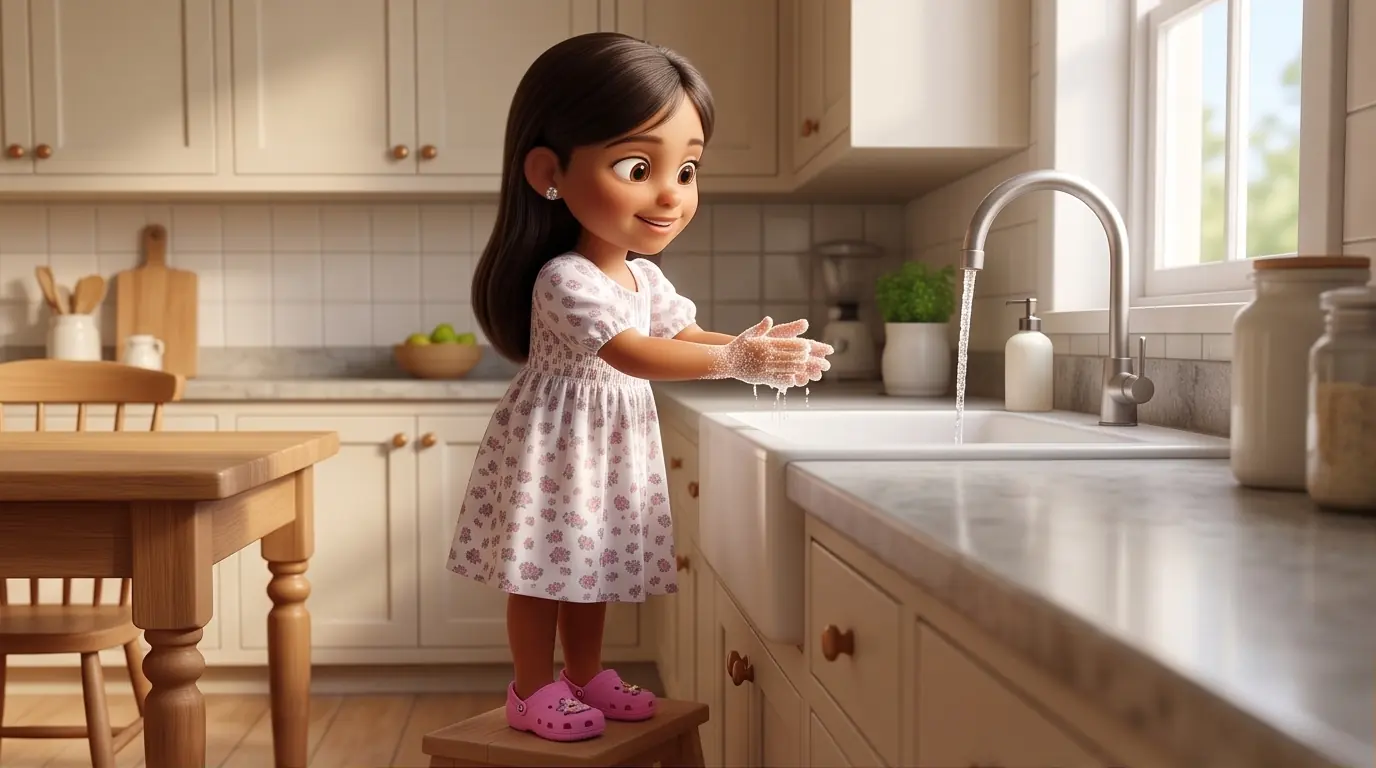 Flashcards: Our Baking and Puppet Day