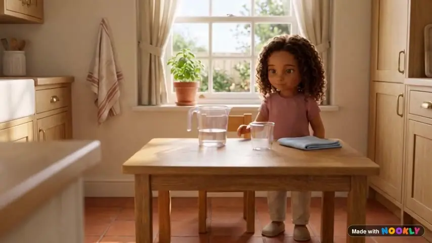 Video: Pour a Drink and Wipe a Spill